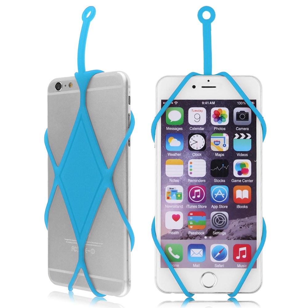 NEW Silicone Lanyard Case Cover Holder Sling Necklace Wrist Strap For