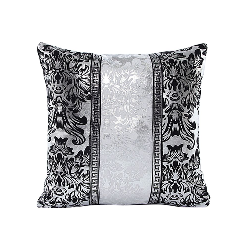 Retro Thick Black White Splice Sequins Throw Pillow Case Cushion Cover Decor eBay