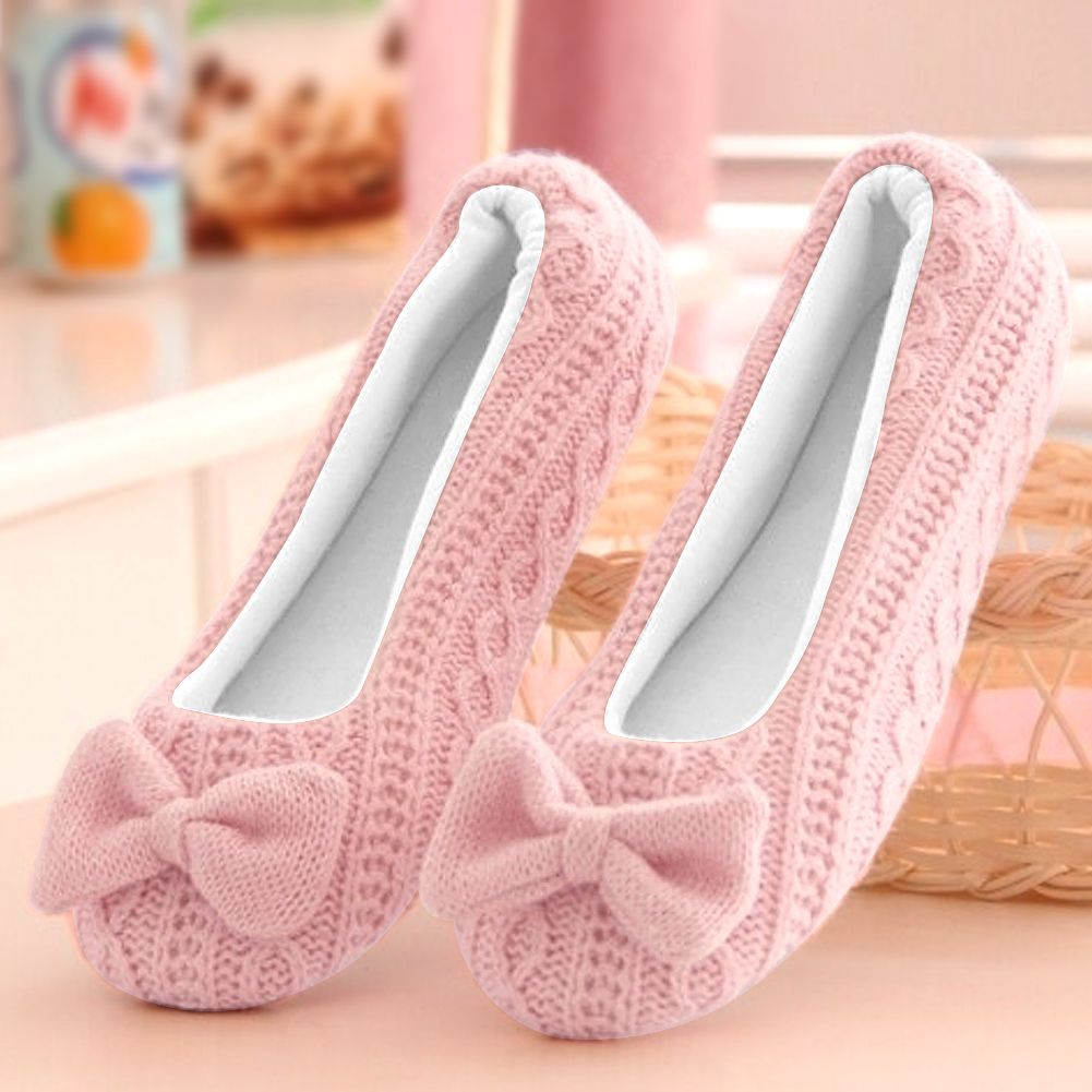 soft slippers for home knitted soft sole bowtie crochet shoes soft slippers for home knitted soft sole bowtie crochet shoes