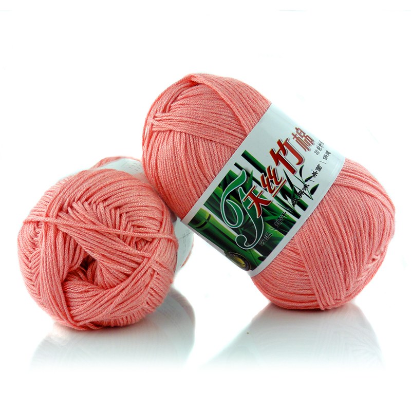 50g Wholesale Lot Soft Natural Bamboo Cotton Knitting Yarn Fingering New