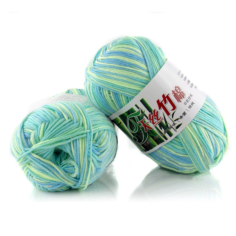 ... SOFT 100% BAMBOO COTTON KNITTING CROCHET WOOL YARN 50G BALLS 37 COLORS