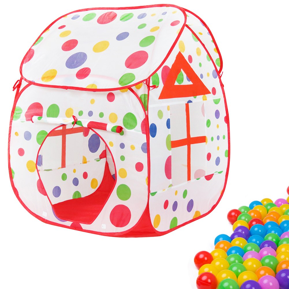 NEW PORTABLE FOLDING POP UP PLAY TENT CHILDRENS KIDS PLAYHOUSE PARADISE