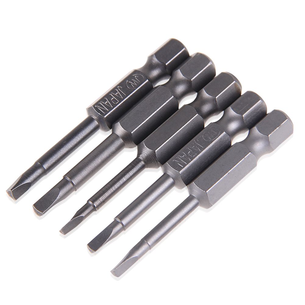 5 Pcs /Set Triangle Head Screwdriver Bits S2 Steel 1/4 Hex
