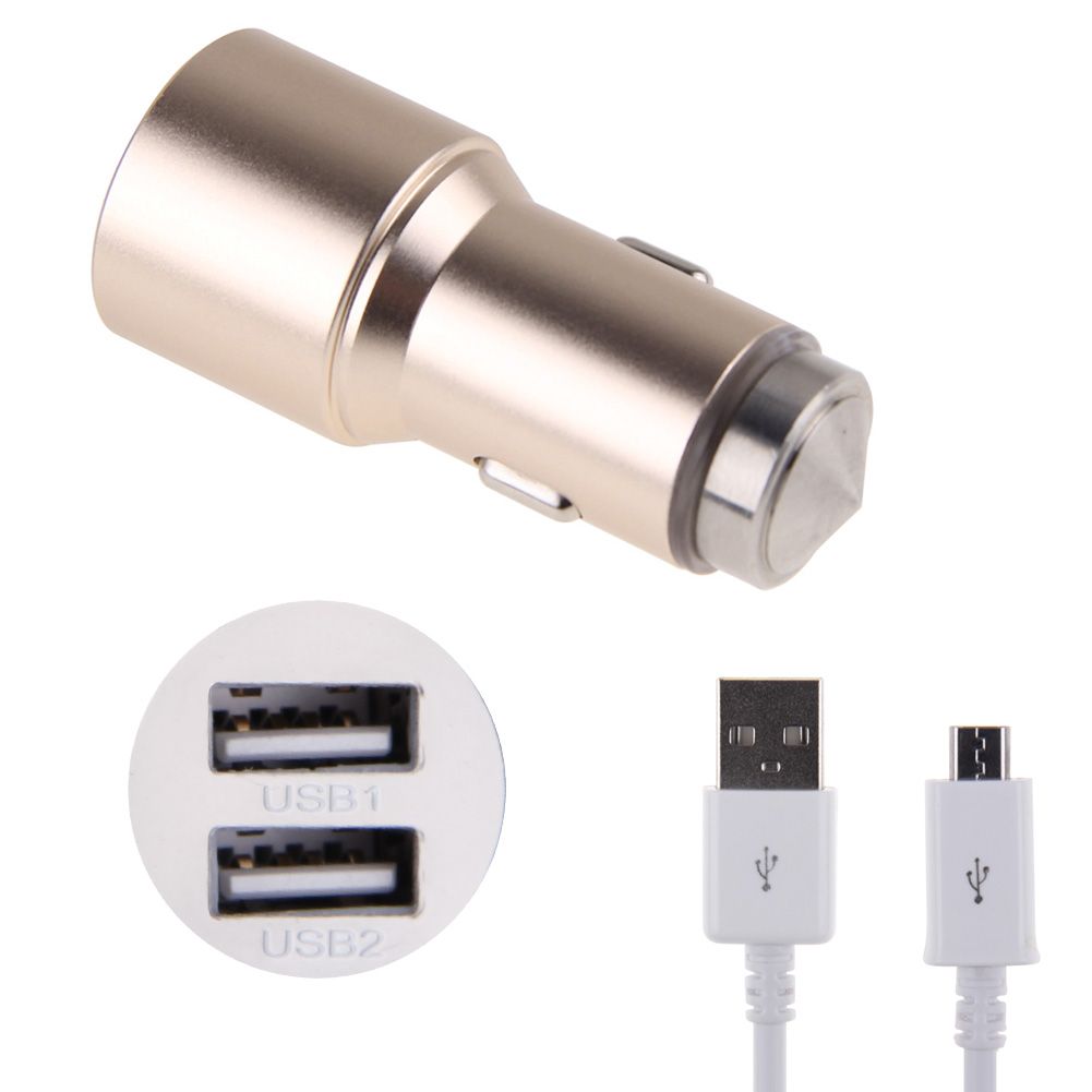 2 1a universal dual 2 port car charger adapter safety hammer 12v 24v usb cable ebay 2 1a universal dual 2 port car charger adapter safety hammer 12v 24v usb cable ebay
