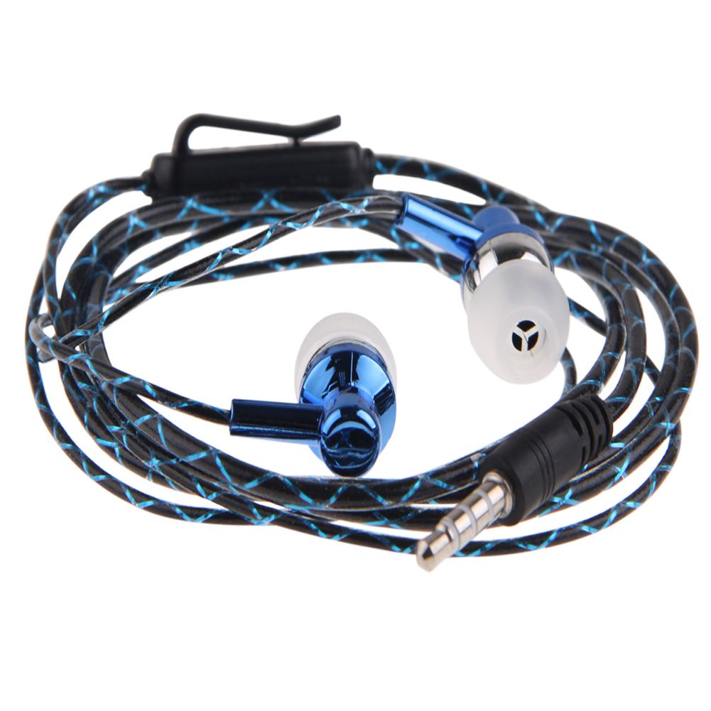 Glow In The Dark Headphones Luminous Neon Headset Flashlight Earphone
