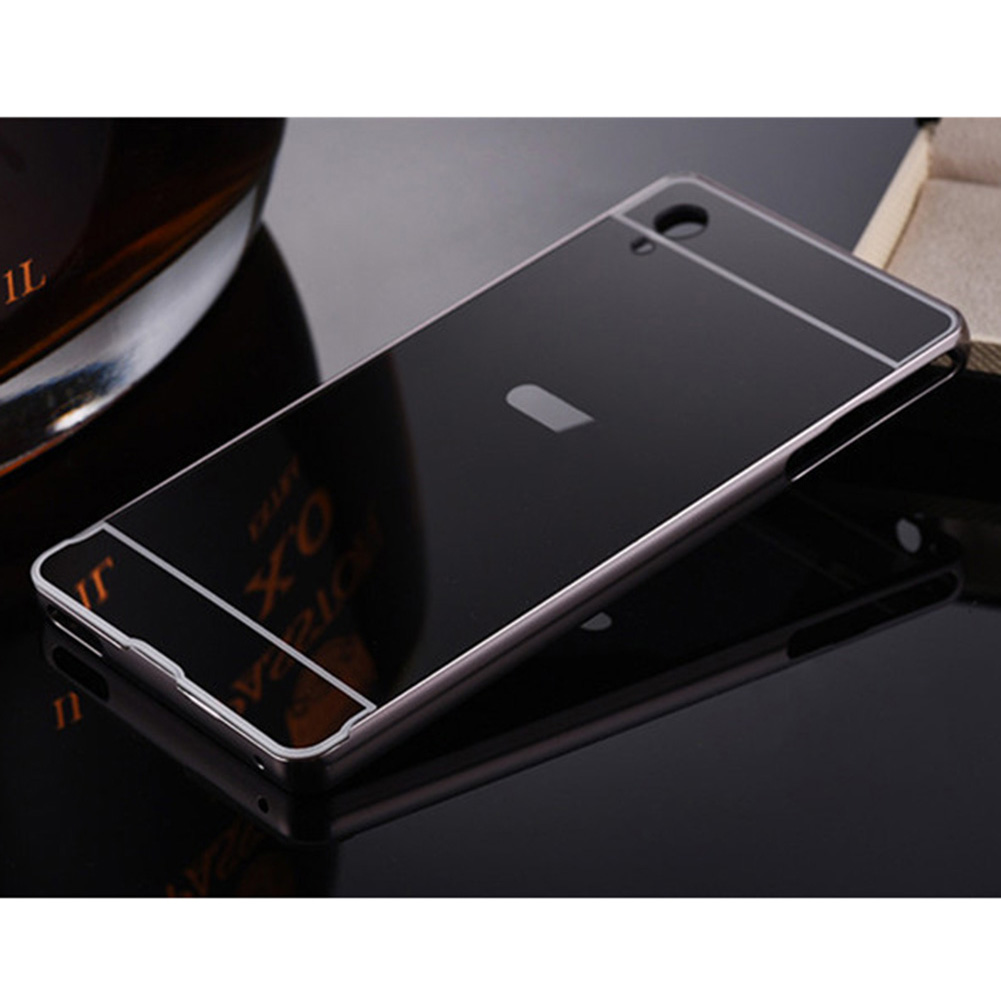 aluminum metal bumper mirror pc back skin cover for sony xperia m4 z4 z3 ebay aluminum metal bumper mirror pc back skin cover for sony xperia m4 z4 z3 ebay