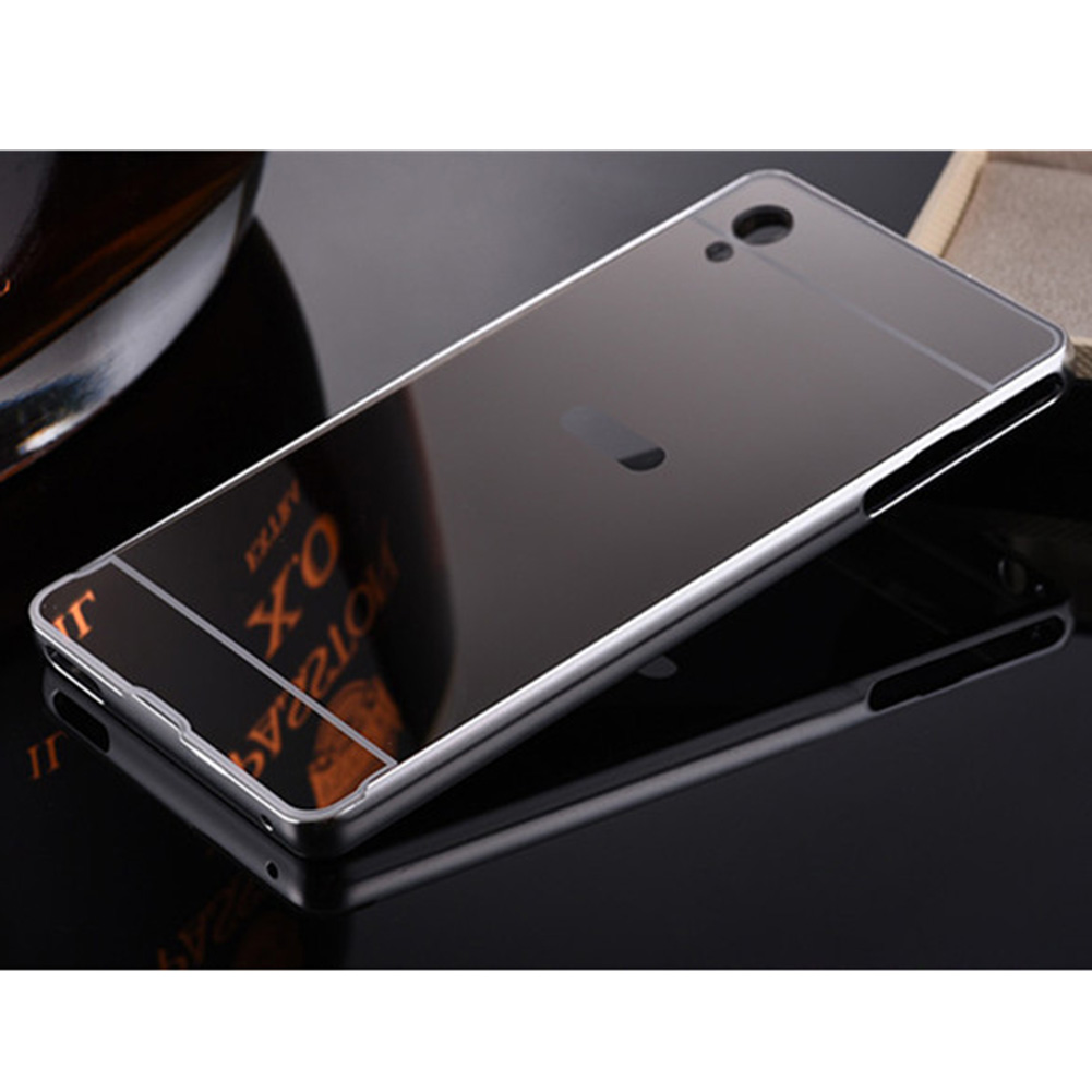 aluminum metal bumper mirror pc back skin cover for sony xperia m4 z4 z3 ebay aluminum metal bumper mirror pc back skin cover for sony xperia m4 z4 z3 ebay