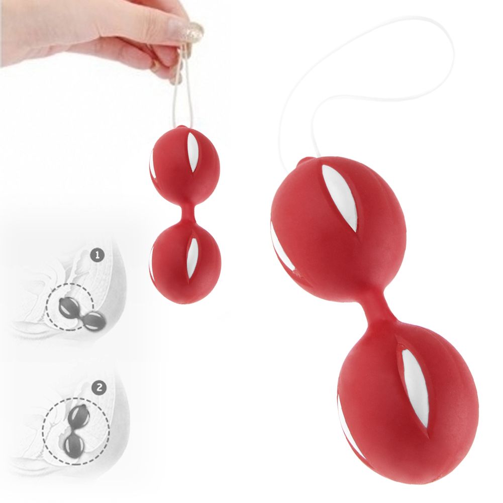 Women Duotone Ben Wa Ball On String Weighted Female Kegel Vaginal Tight
