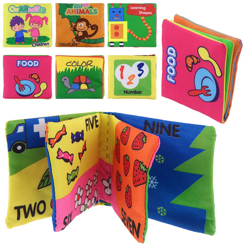 Stoffbuch Für Babys 0-18 Monate | Sensorisch Mit Knistereffekt | Dschungel-Motiv