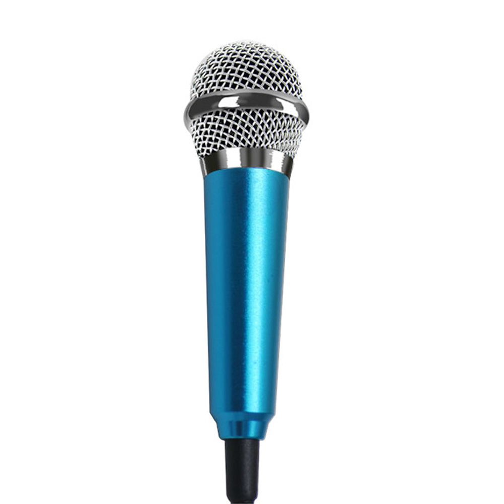 Mini microphone Stereo Condenser Mic for for Chat Singing Karaoke PC
