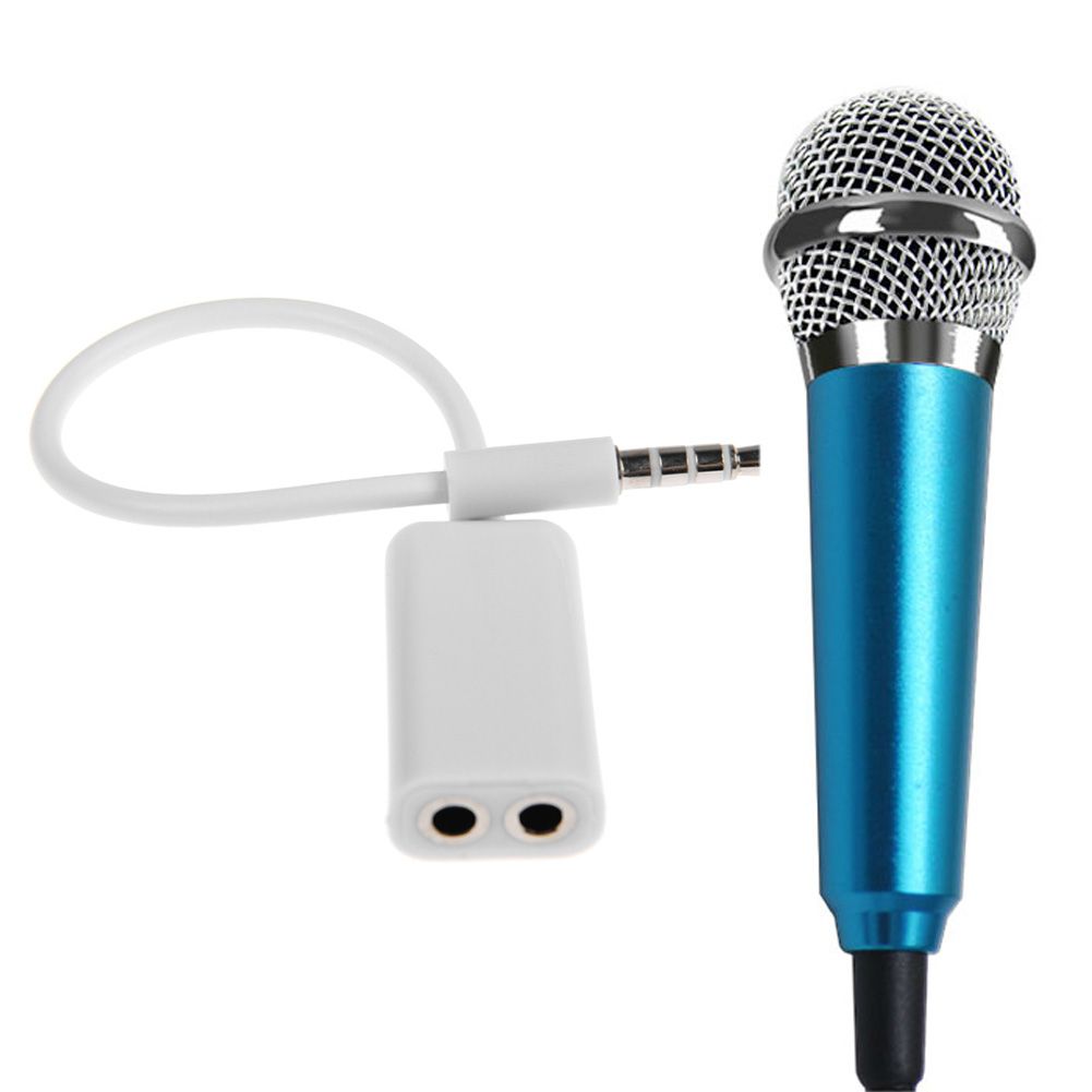 Audio Condenser Microphone Sound Record Karaoke For iPhone 6 6S Samsung