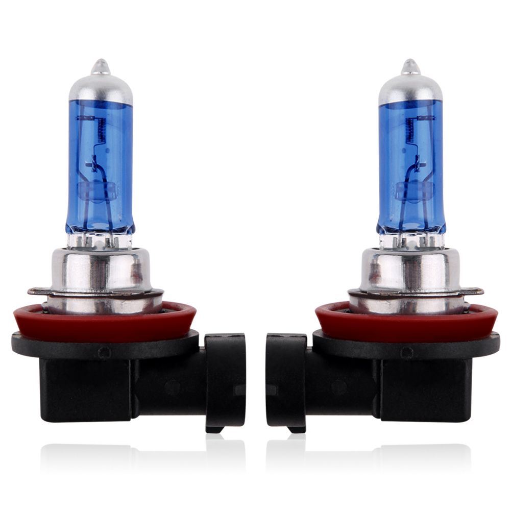2 x H1 H4 H7 H11 100W 55W Super White Xenon HID High/Low/Fog/Side Light