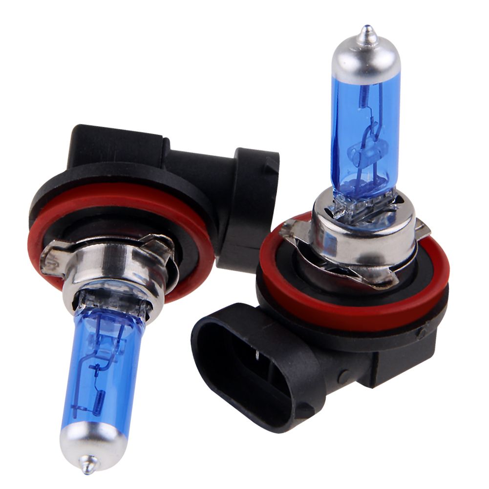 2Piece H11 6000K Xenon Gas Halogen Headlight White Light Lamp Bulbs
