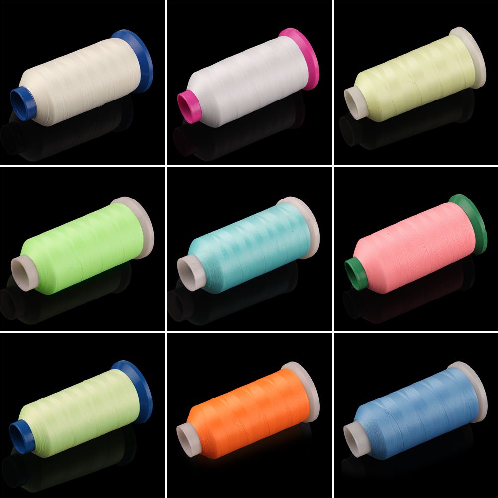 3000 Yards Glow in The Dark Thread Embroidery Sewing Luminous Polyester