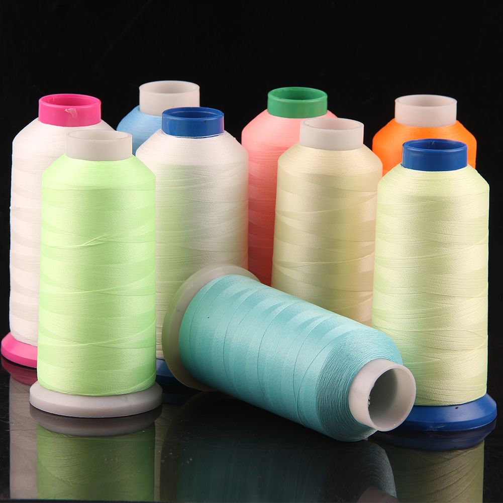 3000 Yards Glow in The Dark Thread Embroidery Sewing Luminous Polyester